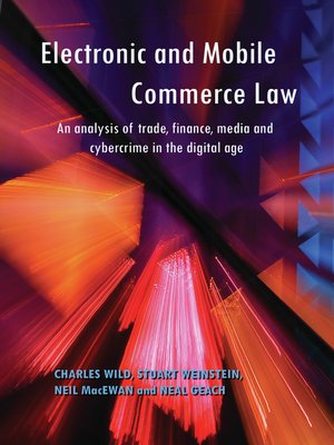 cover image of Electronic and Mobile Commerce Law